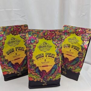 Heady Cup Sun Peel Light Roast Specialty Coffee Whole Bean 3-12 oz Bags EXP 1/26